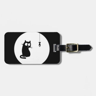 Gato e Peixe (Cat and Fish) Bagagelabel