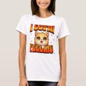 Gato emocionado t-shirt (Voorkant)