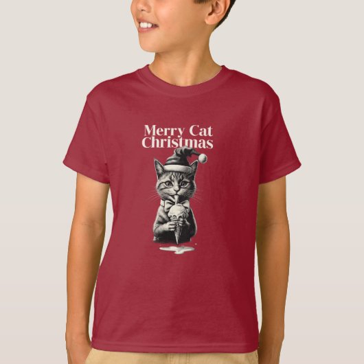 Gato en la hierba. t-shirt (Voorkant)
