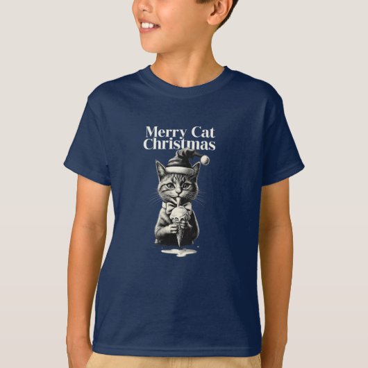 Gato en la hierba. t-shirt (Voorkant)