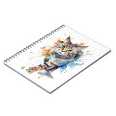 Gato en movimiento: belleza y gracia notitieboek (Linkerzijde)