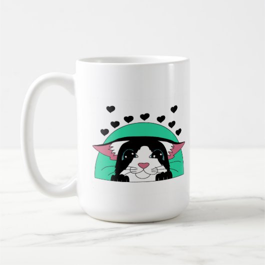 gato escondido koffiemok (Links)
