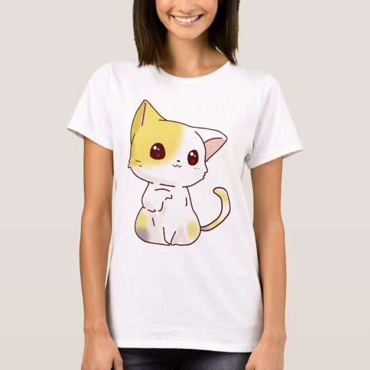 Gato Kawaii T-shirt (Voorkant)