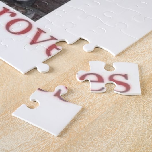 Gato keurt puzzel af legpuzzel (Zijkant)