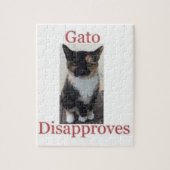 Gato keurt puzzel af legpuzzel (Verticaal)