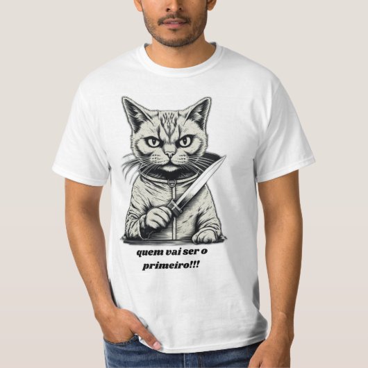 gato mau t-shirt (Voorkant)