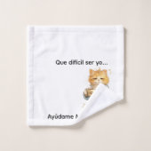 gato modelo bad handdoek (Wasdoekje)
