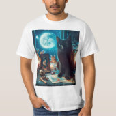 Gato negro y tarot t-shirt (Voorkant)