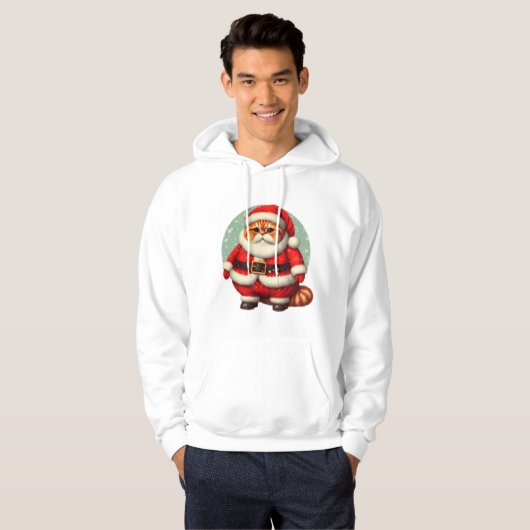 Gato Santa Claus Hoodie (Voorkant volledig)