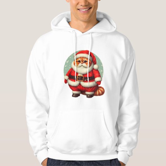 Gato Santa Claus Hoodie (Voorkant)