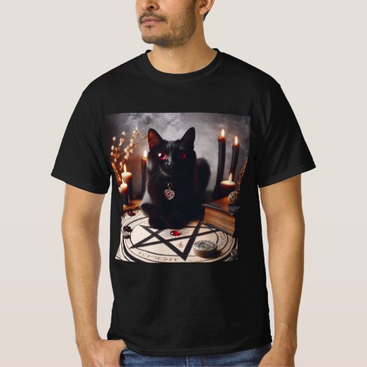 Gato Satánico: El Guardián de la Oscuridad T-shirt (Voorkant)