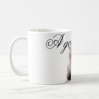 Gato tomando cafe  koffiemok