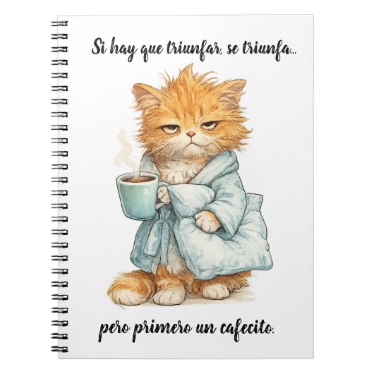 gato triunfador notitieboek (Voorkant)
