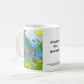 Gato y loro cup koffiemok (Voorkant links)