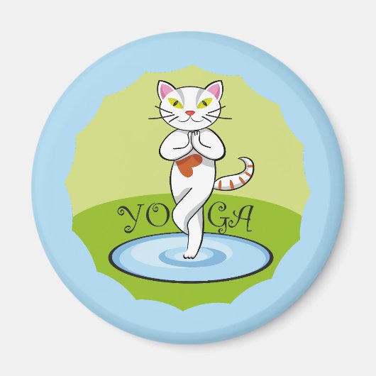 Gato Yoga Magneet (Voorkant)