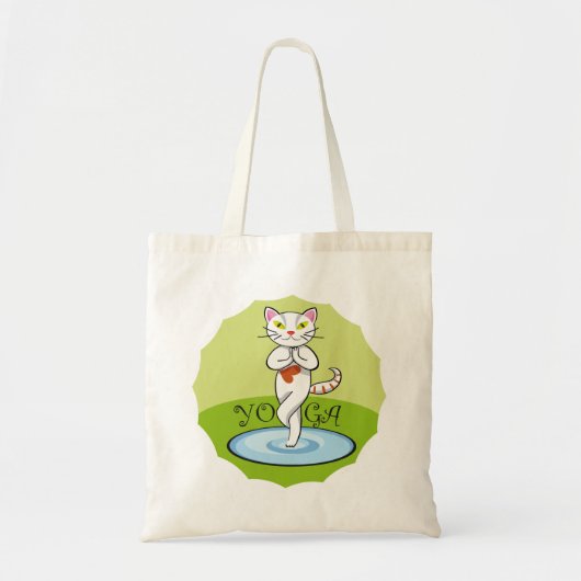 Gato Yoga Tote Bag (Voorkant)