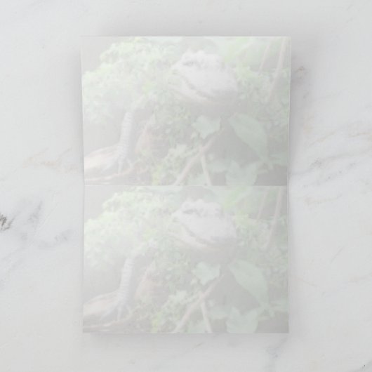 Gator 0076 Wenskaart Kaart (Binnen)