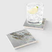 Gator 2 stenen onderzetter (Zijkant)