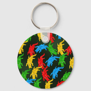 Gator-achtergrond Sleutelhanger