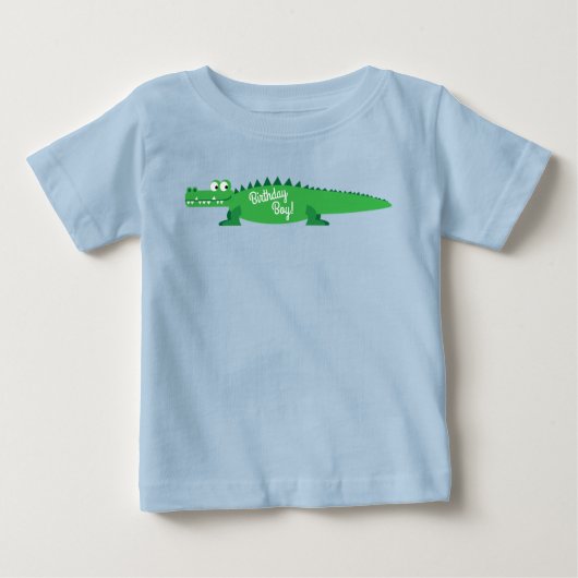 Gator Alligator Crocodile Kinder 1e verjaardag (Voorkant)