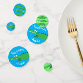 Gator Alligator Crocodile Kinder 1e verjaardag Confetti (Groep)