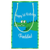Gator Alligator Crocodile verjaardagsfeestje Klein Cadeauzakje (Voorkant)
