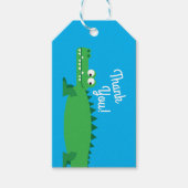 Gator Alligator Krokodil Kinderen 1e Verjaardagsfe Cadeaulabel (Voorkant)