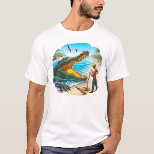 Gator Bait-Mannen T-shirt (Voorkant)