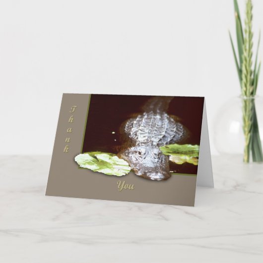 Gator Bedankkaart (Voorkant)