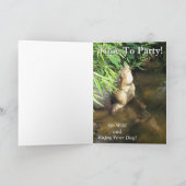 Gator Birthday Party Kaart (Binnen)