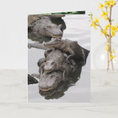 Gator Birthday Party Kaart (Gele Bloem)