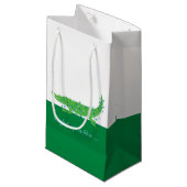 Gator Blues Kleine Glanzende Gift Bag Klein Cadeauzakje (Voorkant Gekanteld)