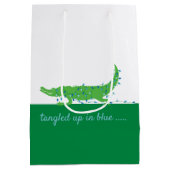 Gator Blues Medium Glossy Gift Bag Medium Cadeauzakje (Achterkant)
