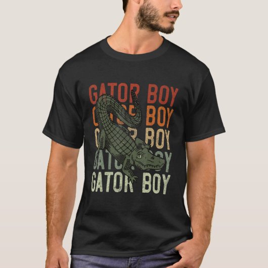 Gator Boy Alligator Mannen T-shirt (Voorkant)
