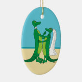 Gator Bruiloft Ornament (Rechts)