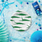 Gator Chomp | Alligator Reptile Papieren Bordje (Feest)