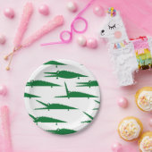 Gator Chomp | Alligator Reptile Papieren Bordje (Feest)