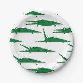 Gator Chomp | Alligator Reptile Papieren Bordje (Voorkant)