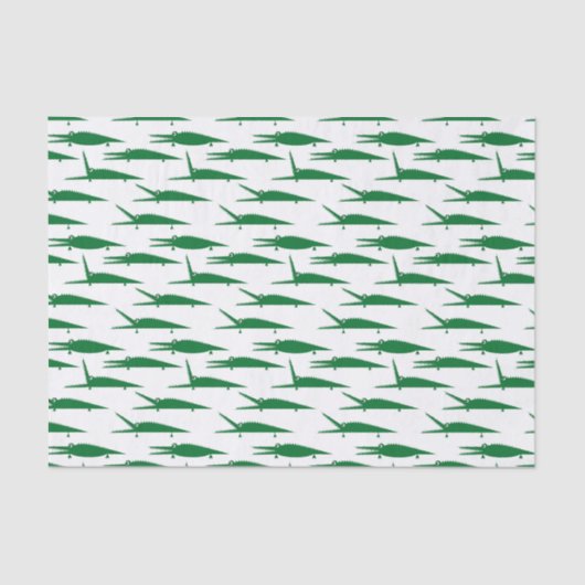 Gator Chomp | Alligator Reptile Tissuepapier (Voorkant)