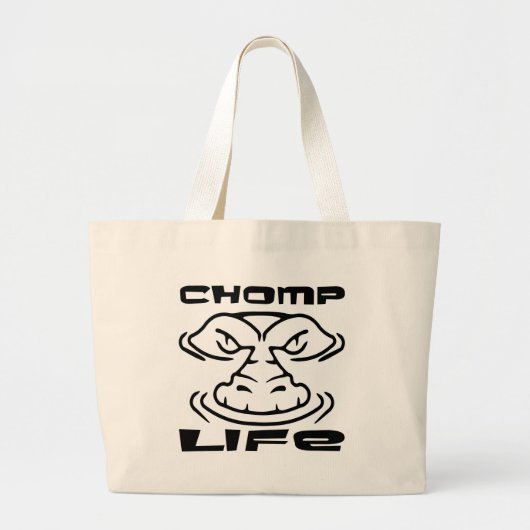 Gator Chomp Life Grote Tote Bag (Voorkant)