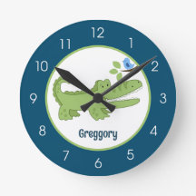 Gator Crocodile Navy Blue Green Oerwoud Safari