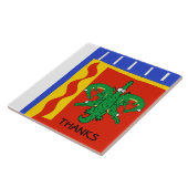 Gator, Dutch Delft Kijk, geef tekst uit Tegeltje (Zijkant)