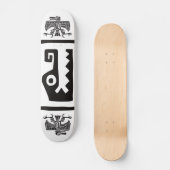 Gator & Eagle, Mexicaanse hiërogliefen (Maya) Persoonlijk Skateboard (Voorkant)