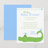 Gator en blauwe vogels kaart (Voorkant / Achterkant)