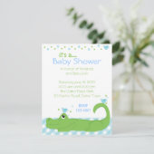 Gator en blauwe vogels kaart (Staand voorkant)