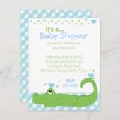 Gator en blauwe vogels kaart (Voorkant / Achterkant)