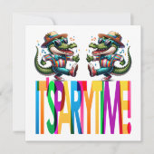 Gator Feesttijd Kaart (Voorkant)