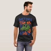 Gator Floral Aligator s Jeugd T-shirt (Voorkant volledig)