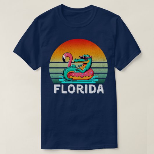Gator Florida Beach Vibes T-shirt (Design voorkant)