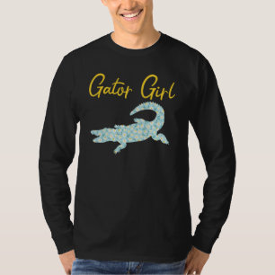 Gator Girl Alligator Lover Zookeeper Crocodile T-shirt